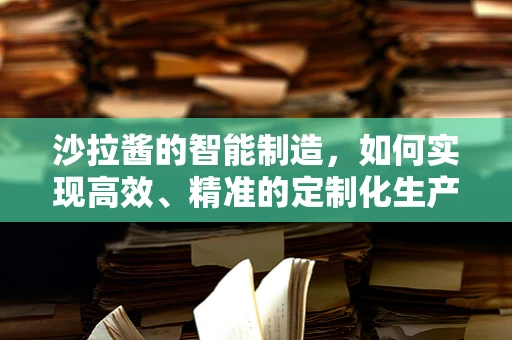 沙拉酱的智能制造，如何实现高效、精准的定制化生产？