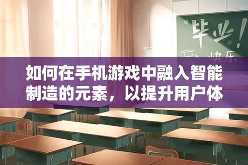 如何在手机游戏中融入智能制造的元素，以提升用户体验？