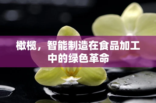 橄榄，智能制造在食品加工中的绿色革命