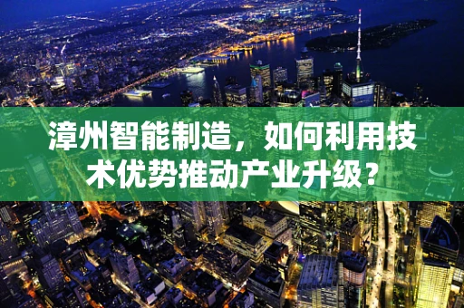 漳州智能制造，如何利用技术优势推动产业升级？