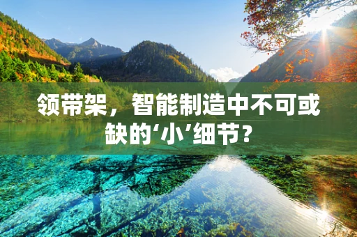 领带架，智能制造中不可或缺的‘小’细节？
