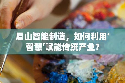 眉山智能制造，如何利用‘智慧’赋能传统产业？