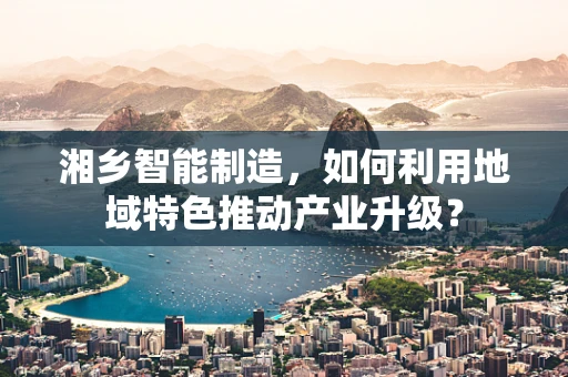 湘乡智能制造，如何利用地域特色推动产业升级？