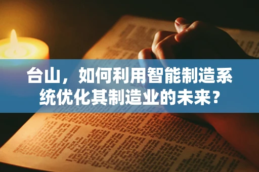 台山，如何利用智能制造系统优化其制造业的未来？