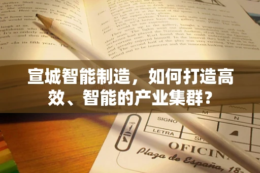 宣城智能制造，如何打造高效、智能的产业集群？