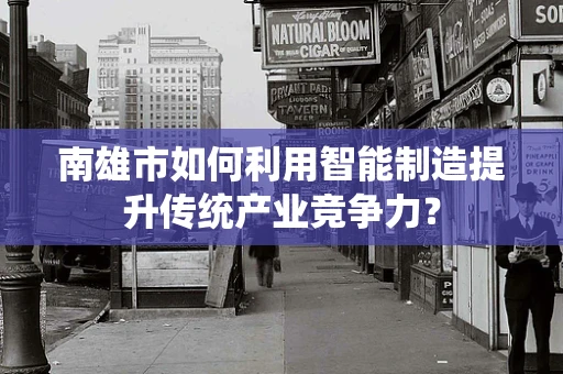 南雄市如何利用智能制造提升传统产业竞争力？