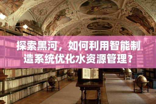 探索黑河，如何利用智能制造系统优化水资源管理？