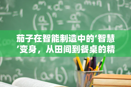 茄子在智能制造中的‘智慧’变身，从田间到餐桌的精准控制