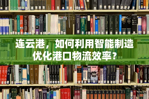 连云港，如何利用智能制造优化港口物流效率？