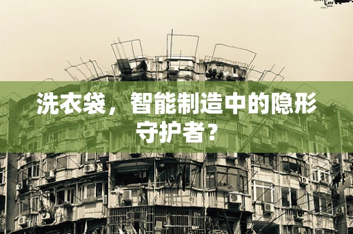 洗衣袋，智能制造中的隐形守护者？