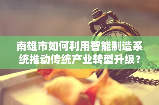 南雄市如何利用智能制造系统推动传统产业转型升级？
