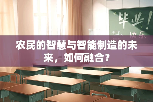 农民的智慧与智能制造的未来，如何融合？