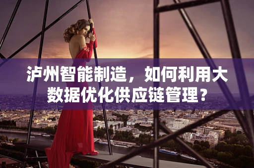 泸州智能制造，如何利用大数据优化供应链管理？