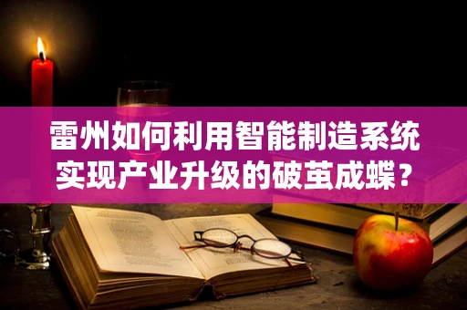 雷州如何利用智能制造系统实现产业升级的破茧成蝶？