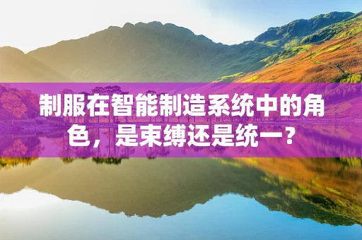 制服在智能制造系统中的角色，是束缚还是统一？