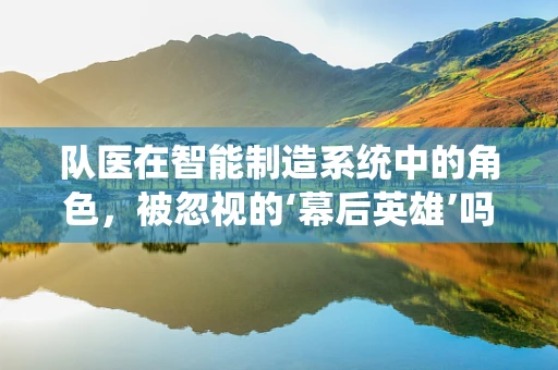 队医在智能制造系统中的角色，被忽视的‘幕后英雄’吗？