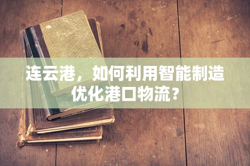 连云港，如何利用智能制造优化港口物流？
