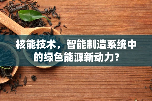 核能技术，智能制造系统中的绿色能源新动力？